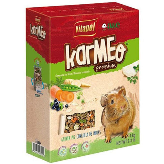 A&E Cage ZVP-1302 2.2 Lbs Karmeo Premium Food for Guinea Pigs Zipper Bag Animals & Pet Supplies > Pet Supplies > Small Animal Supplies > Small Animal Food A&E Cage   