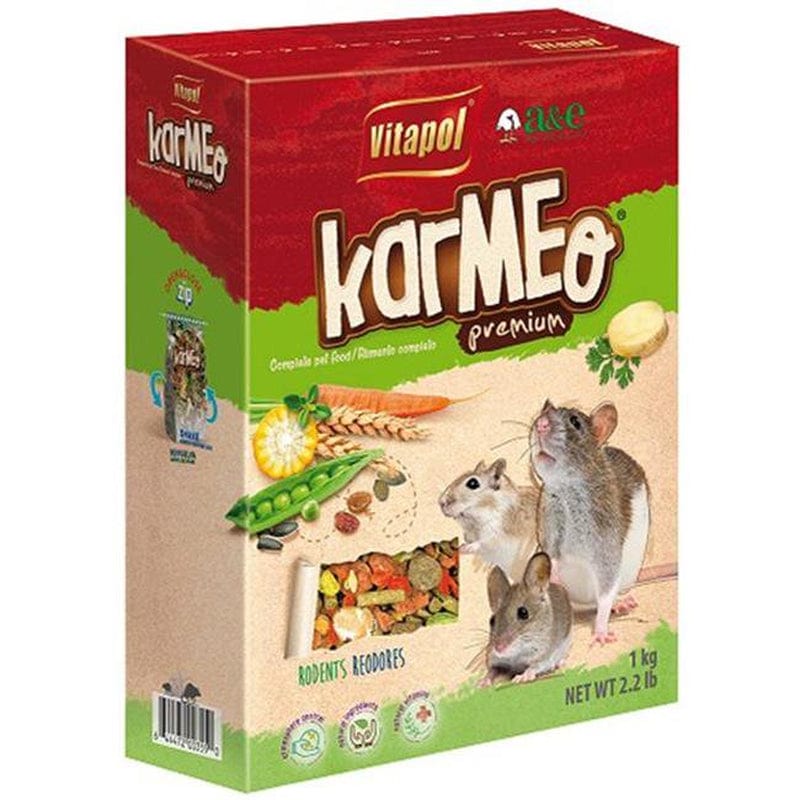 A&E Cage ZVP-1502 2.2 Lbs Karmeo Premium Food for Rodents Zipper Bag Animals & Pet Supplies > Pet Supplies > Small Animal Supplies > Small Animal Food A&E Cage   