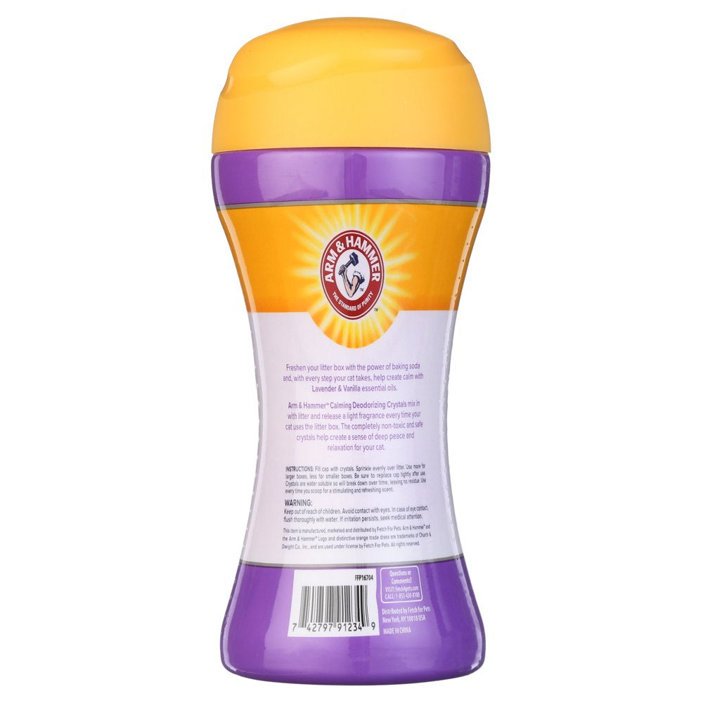 Arm & Hammer Deodorizing Cat Litter Crystals, Lavender & Vanilla Scent 15 Oz Animals & Pet Supplies > Pet Supplies > Cat Supplies > Cat Litter Fetch For Pets   