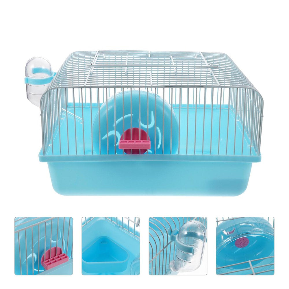 Frcolor Hamster Cage Small Habitat Animal House Rat Supplies Hedgehog Habitat Castle Nest Home Hideout Pet Cages Dwarf Carrier Animals & Pet Supplies > Pet Supplies > Small Animal Supplies > Small Animal Habitats & Cages FRCOLOR   