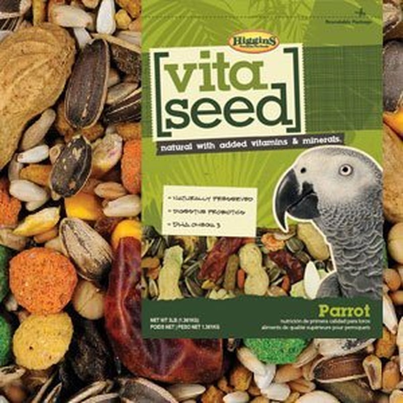 Higgins Vita Seed Parrot Bird Food, 5 Lb Animals & Pet Supplies > Pet Supplies > Bird Supplies > Bird Food HIGGINS GROUP   