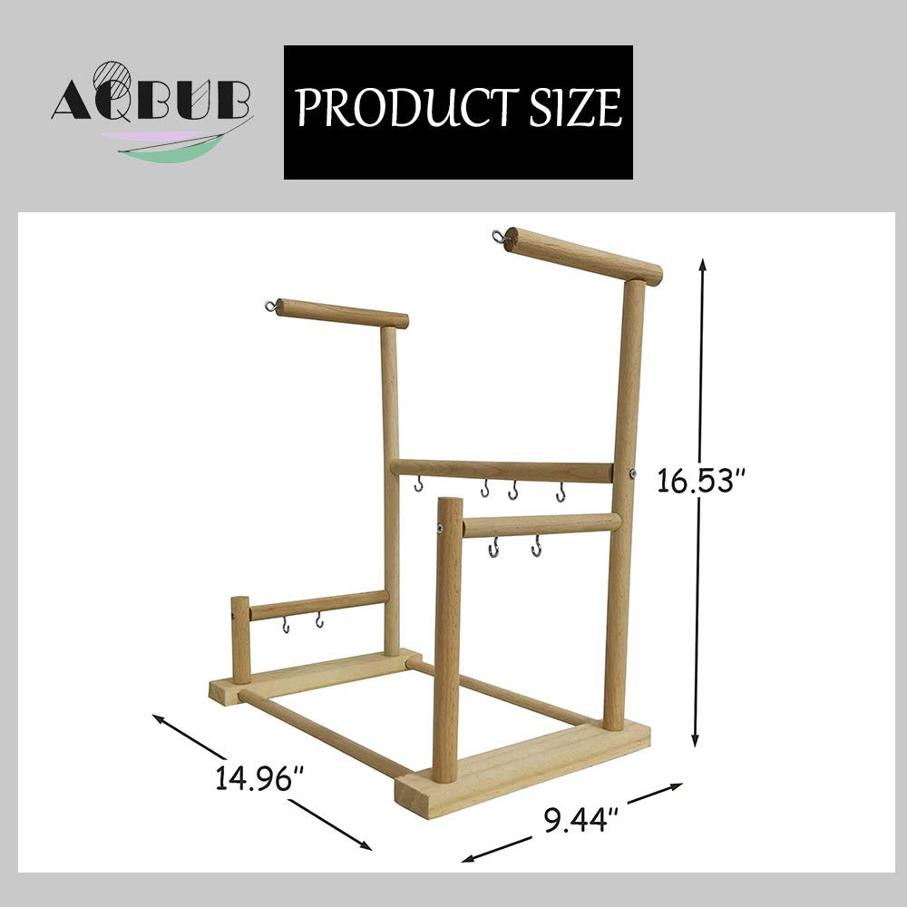 Parrots Play a Bird Playground Conures Play a Wooden Perch Gym Games Pen Ladders Parrot Cage Accessories Sports Toys Swing Feeding Cup Cockatoos Love Birds Animals & Pet Supplies > Pet Supplies > Bird Supplies > Bird Ladders & Perches KOL PET   