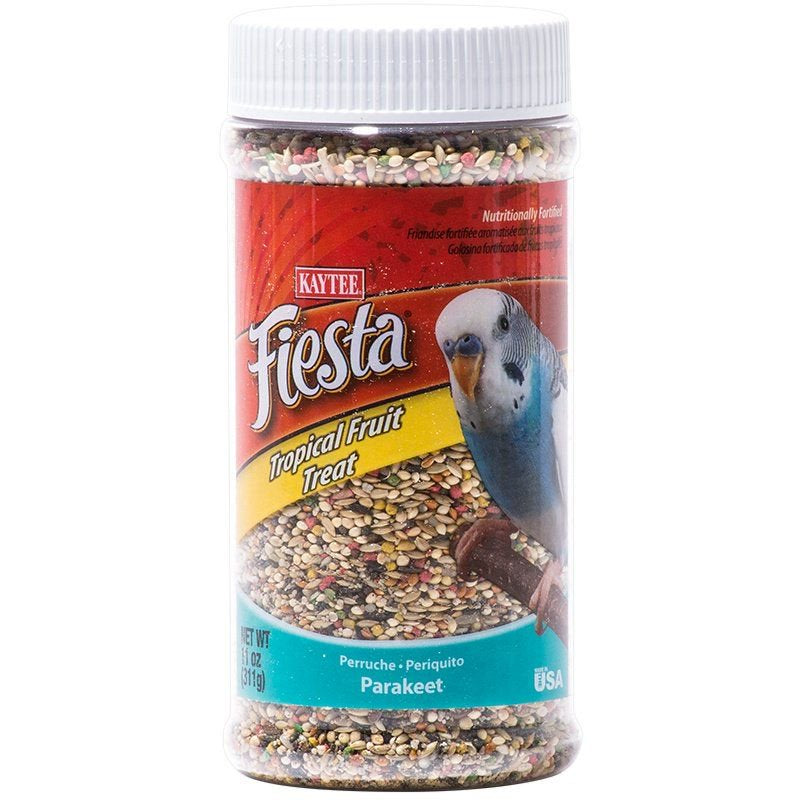 Kaytee Fiesta Tropical Fruit Treat - Parakeet 11 Oz Pack of 4 Animals & Pet Supplies > Pet Supplies > Bird Supplies > Bird Treats Kaytee   