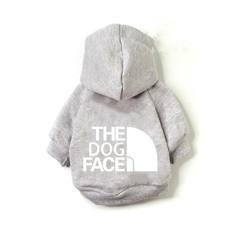 Dog Outfits, Puppy Clothes for Small Puppy XS S M, the Dog Face, Dog Clothes for Small Dogs, Dog Hoodie Animals & Pet Supplies > Pet Supplies > Dog Supplies > Dog Apparel Powerdelux S Gray 