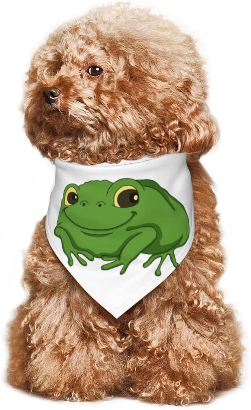 Cute Little Toad Pet Dog and Cat Decorative Triangle Scarf,Dog Bandana,Breathable and Stain Resistant. Animals & Pet Supplies > Pet Supplies > Dog Supplies > Dog Apparel ZALTAS   