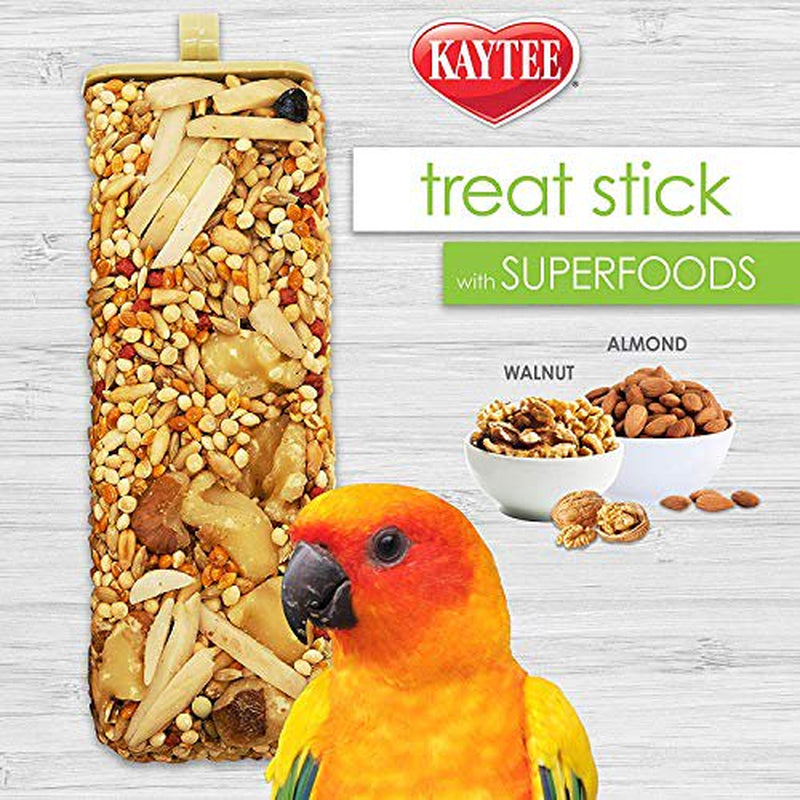 Kaytee 6 Pack of Bird Treat Sticks with Superfoods, Medium to Large, with Walnut and Almond Animals & Pet Supplies > Pet Supplies > Bird Supplies > Bird Treats Kaytee   