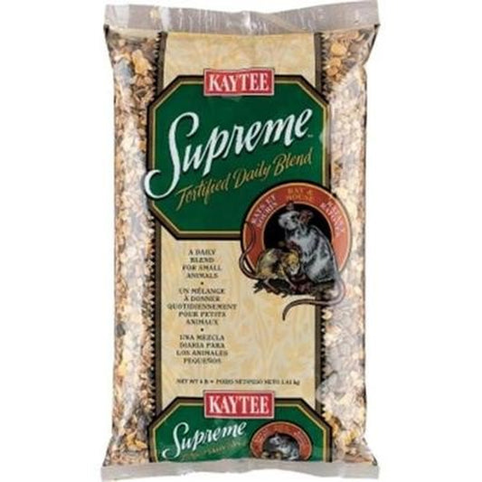 Kaytee Supreme Fortified Daily Diet Rat &Amp; Mouse Food, 4 Lb. Animals & Pet Supplies > Pet Supplies > Small Animal Supplies > Small Animal Food Kaytee   