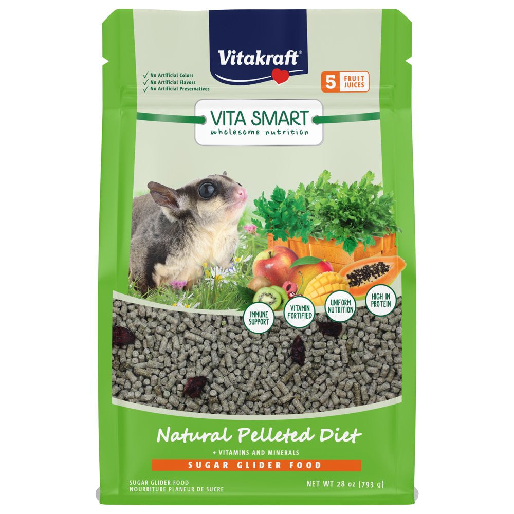 Vitakraft Vitasmart® Sugar Glider Food, 28 Oz. Animals & Pet Supplies > Pet Supplies > Small Animal Supplies > Small Animal Food Vitakraft Sun Seed   