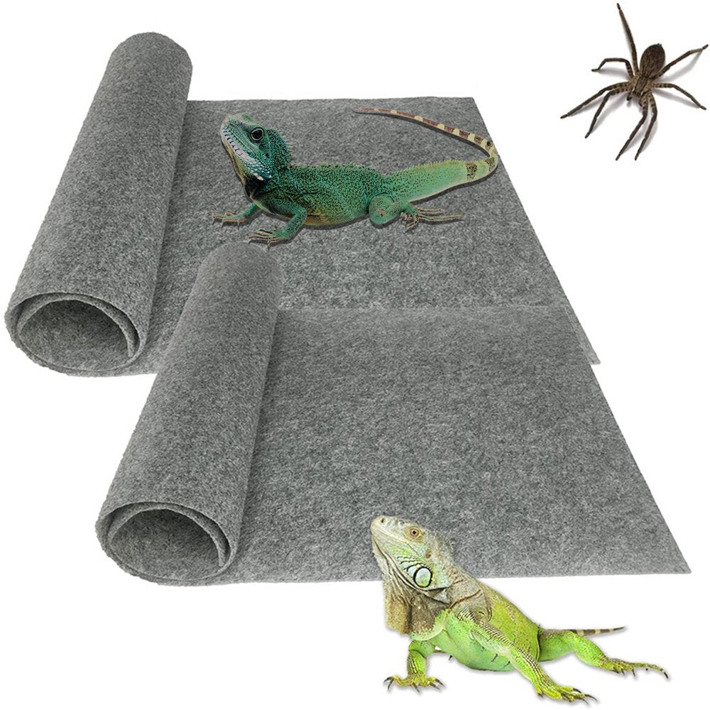 Dream Lifestyle Reptile Carpet Water Absorbent Foldable Soft Comfortable Wear-Resistant Freely Cut Clean Environment Terrarium Liner Bedding Reptile Substrate Sand Mat for Puppy Tank Animals & Pet Supplies > Pet Supplies > Fish Supplies > Aquarium Gravel & Substrates Dream Lifestyle S Gray 