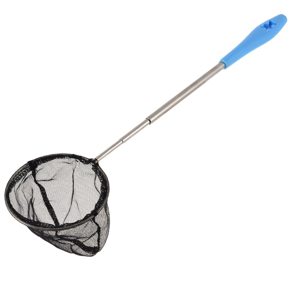 Recratable Handle Goldfish Shrimp Catch round Fishing Landing Net for Aquarium Animals & Pet Supplies > Pet Supplies > Fish Supplies > Aquarium Fish Nets Unique-Bargains   