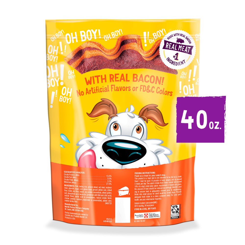 Purina Beggin' Strips Real Meat Dog Training Treats, Bacon & Cheese Flavors, 40 Oz. Pouch Animals & Pet Supplies > Pet Supplies > Dog Supplies > Dog Treats Nestlé Purina PetCare Company   