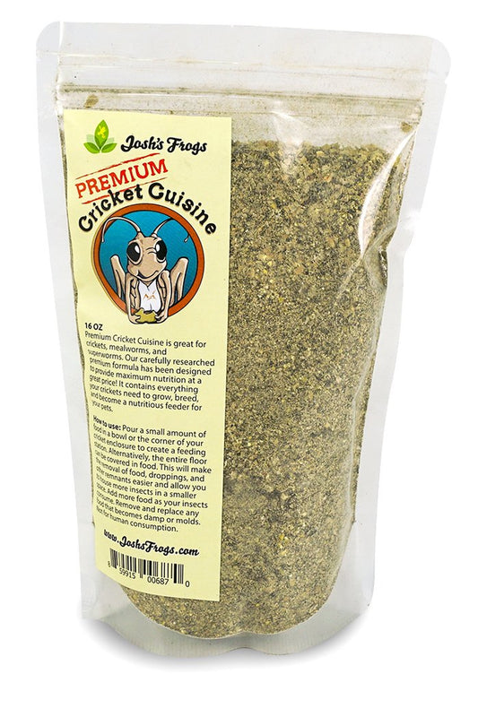 Josh'S Frogs Premium Cricket Cuisine Cricket Food (24 Oz) Animals & Pet Supplies > Pet Supplies > Small Animal Supplies > Small Animal Food Josh's Frogs 24 fl oz  