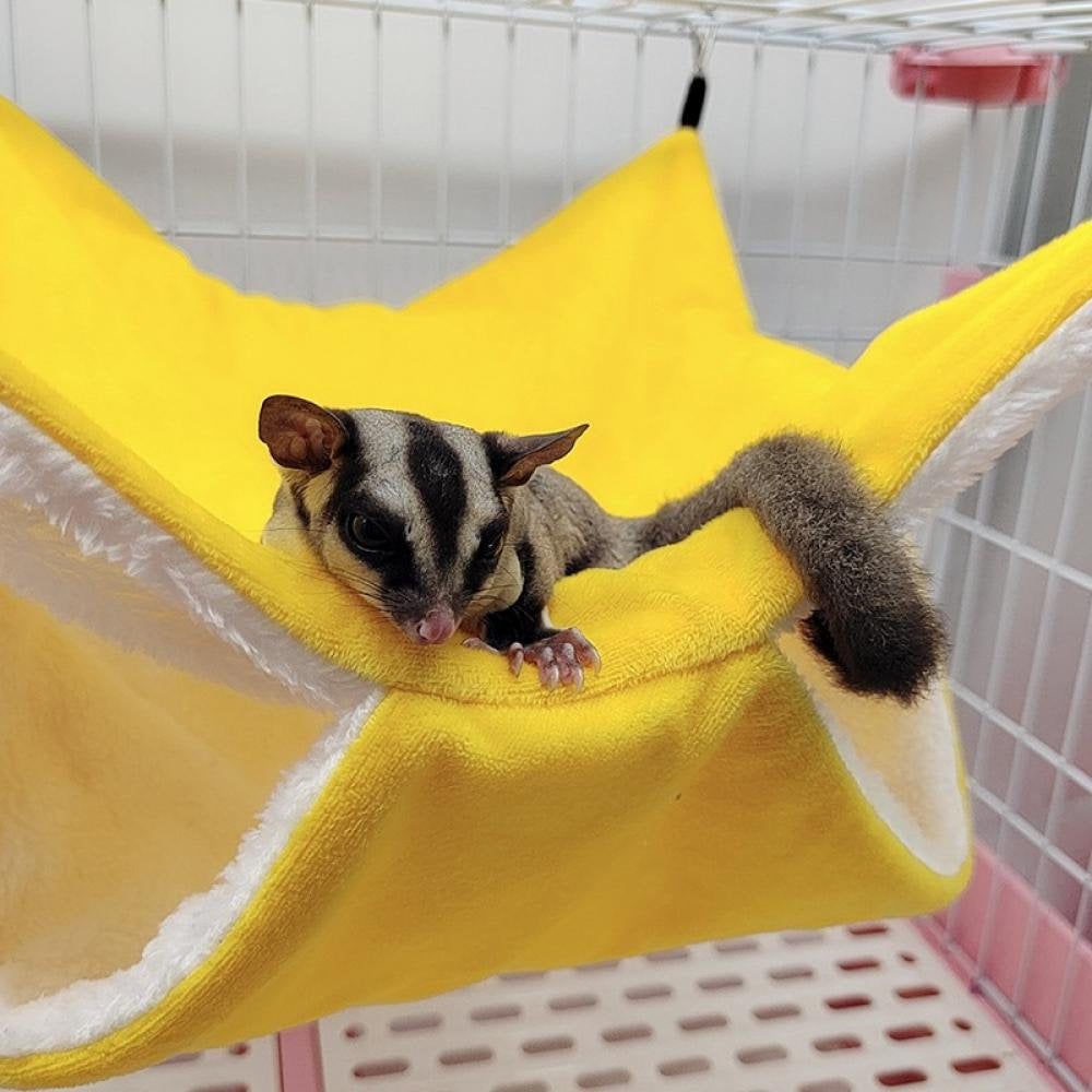 Small Pet Cage Hammock, Hanging Bed for Small Animals Pet Cage Accessories Bedding Animals & Pet Supplies > Pet Supplies > Small Animal Supplies > Small Animal Bedding Hardlegix   