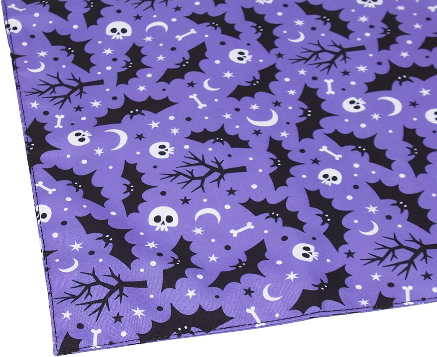 ADOGGYGO 2 Pack Halloween Dog Bandanas, Reversible Triangle Dog Scarf Accessories Halloween Bandanas for Small Medium Large Dogs Pets (Purple) Animals & Pet Supplies > Pet Supplies > Dog Supplies > Dog Apparel ADOGGYGO   