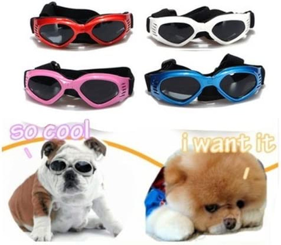 Krismile New Fashionable Water-Proof Multi-Color Pet Dog Sunglasses Eye Wear Protection Goggles Small (White) Animals & Pet Supplies > Pet Supplies > Dog Supplies > Dog Apparel Krismile   