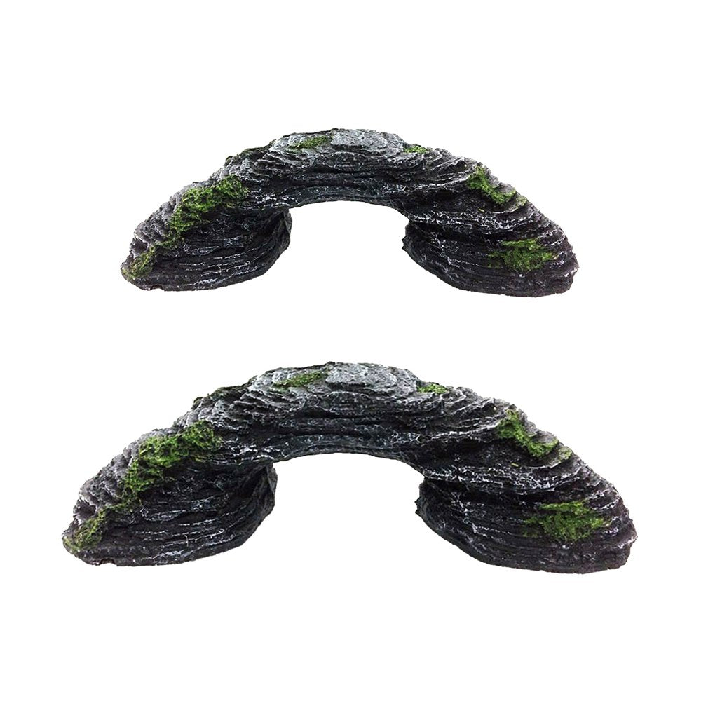 Creativearrowy Reptile Shale Step Ledge. Include Hiding Spots, Swim Throughs. Reptile Hide for Amphibians,Fish, Reptiles, and Small Animals Reptile Decor,Turtle Tank Accessories Animals & Pet Supplies > Pet Supplies > Small Animal Supplies > Small Animal Habitat Accessories CreativeArrowy   