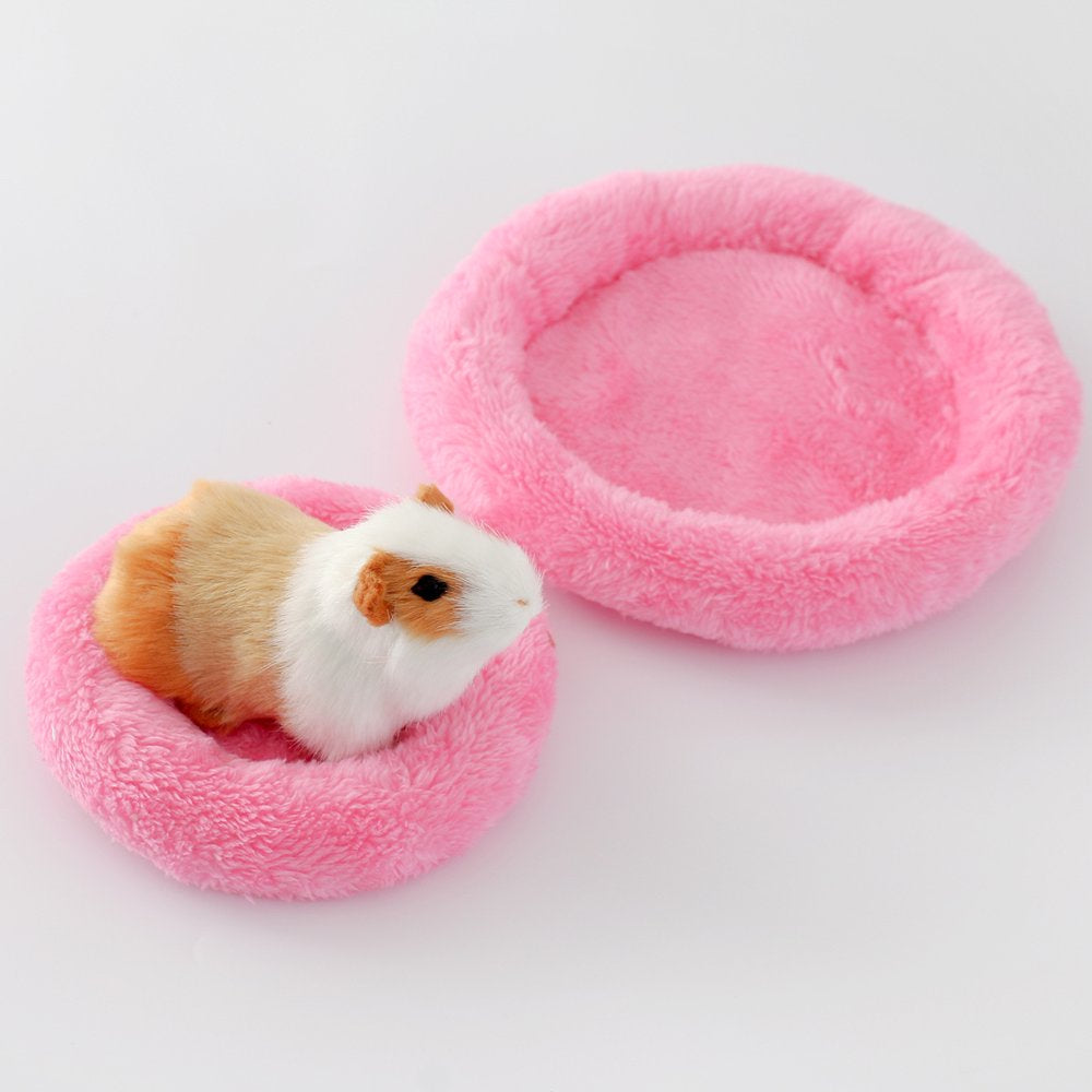 Bueatyh New Hamster Bed round Shape Keep Warm Sleeping Bed Hedgehog Chinchilla Rabbit Small Animal Nest Cage Accessories Animals & Pet Supplies > Pet Supplies > Small Animal Supplies > Small Animal Bedding BueatyH   