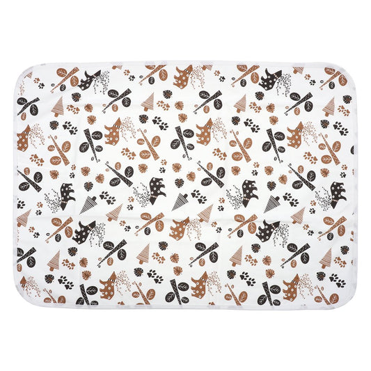 HEMOTON Diaper Changing Pad Liners Washable Baby Changing Cushion Reusable Sleeping Mat Animals & Pet Supplies > Pet Supplies > Dog Supplies > Dog Diaper Pads & Liners HEMOTON   