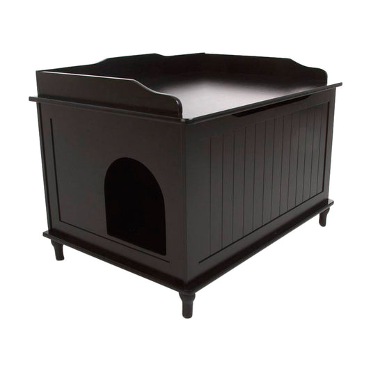 Designer Catbox Litter Box Enclosure Animals & Pet Supplies > Pet Supplies > Cat Supplies > Cat Furniture Designer Catbox LLC 29.1L x 20.6W x 22H in. (Large) White 