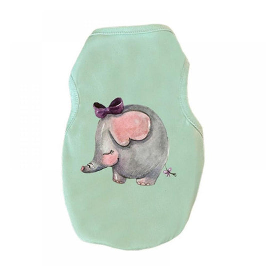 Printed Puppy Dog Shirts Breathable Dog Apparel Soft Puppy Sweatshirt Pet Daily Shirt Colorful Pet Clothing for Dogs and Cats Animals & Pet Supplies > Pet Supplies > Dog Supplies > Dog Apparel Sunmark S Green 