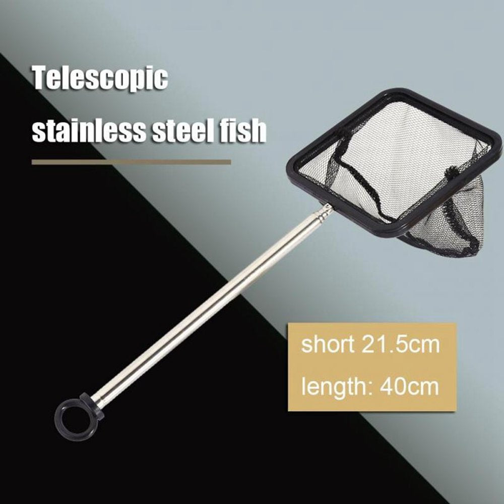 Great Summer Deal Kuluzego Professional Shrimp Fishing Net Durable Telescopic Safe Shrimp Net for Fish Tank Animals & Pet Supplies > Pet Supplies > Fish Supplies > Aquarium Fish Nets Kuluzego   