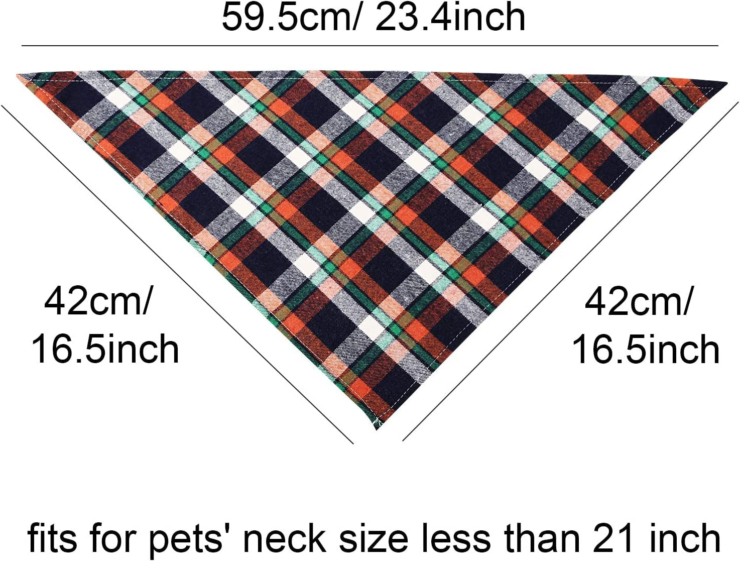 Syhood 12 Pieces Christmas Dog Bandanas Thanksgiving Pet Scarf Kerchief Buffalo Plaid Triangle Bibs, Adjustable Handkerchiefs Decor for Small or Medium Cat Dog Pet (Plaid Style) Animals & Pet Supplies > Pet Supplies > Dog Supplies > Dog Apparel Syhood   