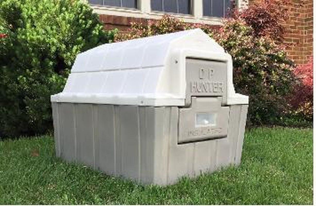 Dog Palace DP Hunter Insulated Dog House Gray Small 25 L X 19 W X 2 KOL PET