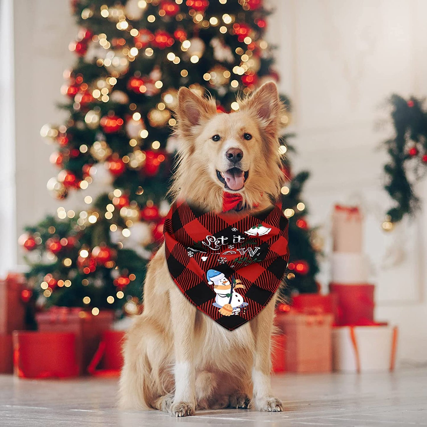 Pedgot 6 Pack Christmas Dog Bandanas Pet Triangle Scarf Xmas Dog Triangle Bandana Washable Christmas Dog Bib with Santa Claus Snowman Elk Pattern for Christmas Pet Costume Accessories Decoration Animals & Pet Supplies > Pet Supplies > Dog Supplies > Dog Apparel Pedgot   