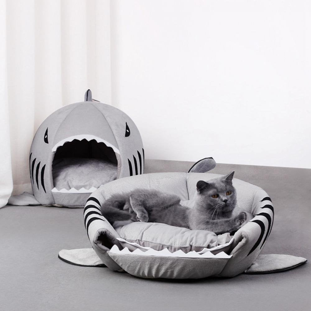 Dog House Shark for Large Dogs Tent High Quality Warm Cotton Small Dog Cat Bed Puppy House Nonslip Bottom Dog Beds Pet Product Animals & Pet Supplies > Pet Supplies > Dog Supplies > Dog Houses Lorddream   