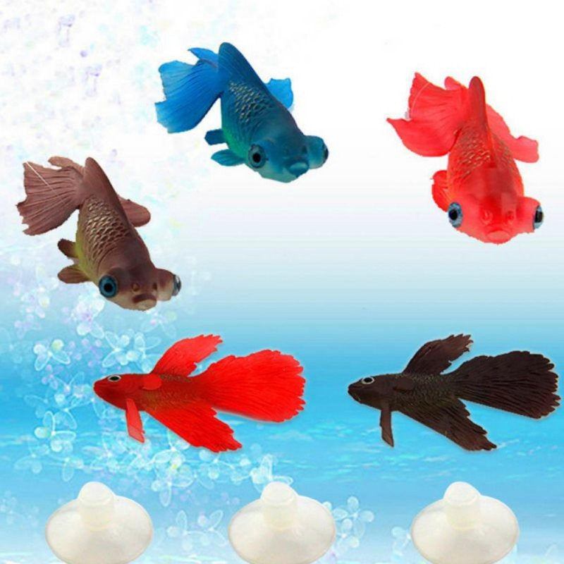 Artificial Fish Aquarium Silicone Fish Floating Glowing Fake Fish for Aquarium Decor Floating Ornament Animals & Pet Supplies > Pet Supplies > Fish Supplies > Aquarium Decor Xinhuaya   