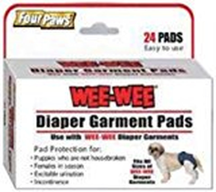 Four Paws Wee Wee Diaper Garment Pads 100523616 Animals & Pet Supplies > Pet Supplies > Dog Supplies > Dog Diaper Pads & Liners Generic   