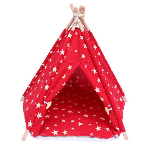 NUOLUX 1Pc Pet Teepee Dog Kennel Pet Tent Pet Supplies Cat Bed House Home Decor Animals & Pet Supplies > Pet Supplies > Dog Supplies > Dog Houses NUOLUX   