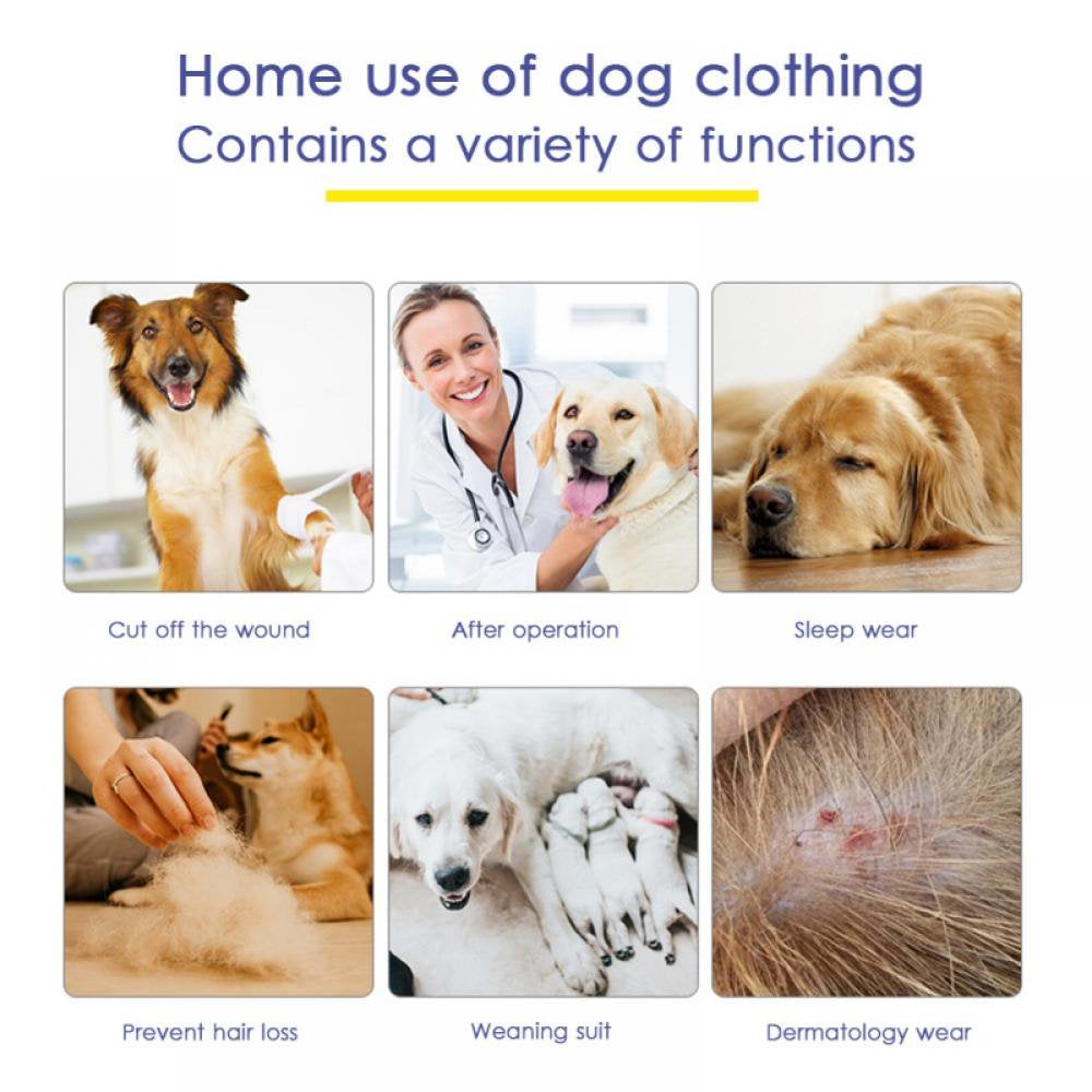 Dog Pajamas Jumpsuit for Medium Large Dogs,Lightweight Dog Pjs Clothes Apparel Onesies,Shirt for Large Size Dogs after Surgery, Full Belly Animals & Pet Supplies > Pet Supplies > Dog Supplies > Dog Apparel Vision   