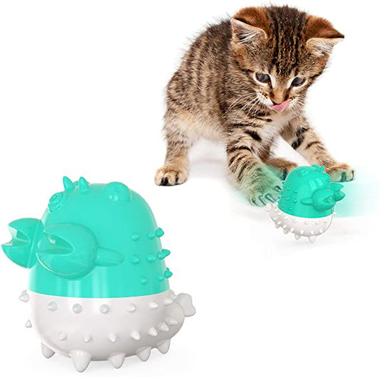 ANYPET Electric Fish Cat Toy, Catnip Toy for Indoors, Cat Interactive Toothbrush Toy for Kittens Adult Cats
