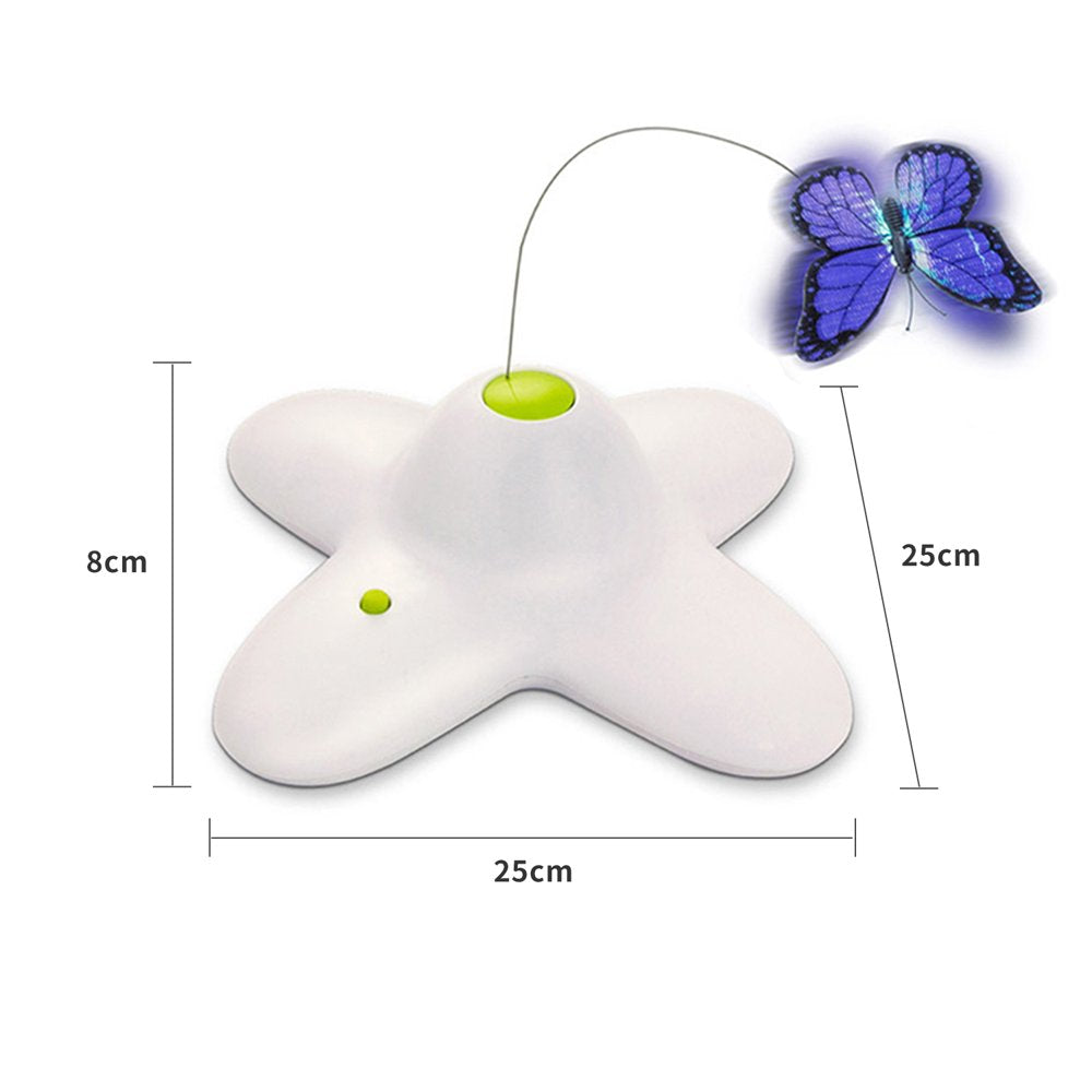 All for Paws Electric Interactive Flutter Bug Butterfly Cat Toy with Two Replacement, Battery Operated Animals & Pet Supplies > Pet Supplies > Cat Supplies > Cat Toys all for paws   