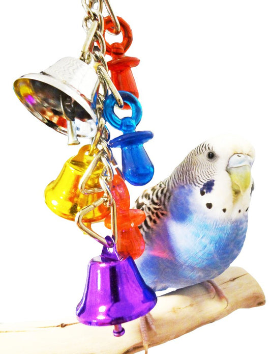 Bonka Bird Toys 1107 Jingle Bells Bird Toy. Animals & Pet Supplies > Pet Supplies > Bird Supplies > Bird Toys Bonka Bird Toys   