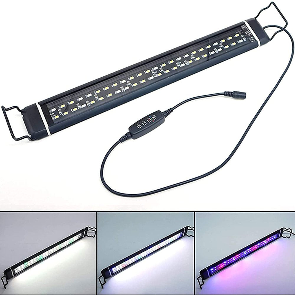 Iseebiz 48 LED Aquarium Light for 18-25Inch Freshwater Saltwater Full Spectrum Fish Tank Lights with Timer Controller Animals & Pet Supplies > Pet Supplies > Fish Supplies > Aquarium Lighting JY-SZ-IPL-50-US   