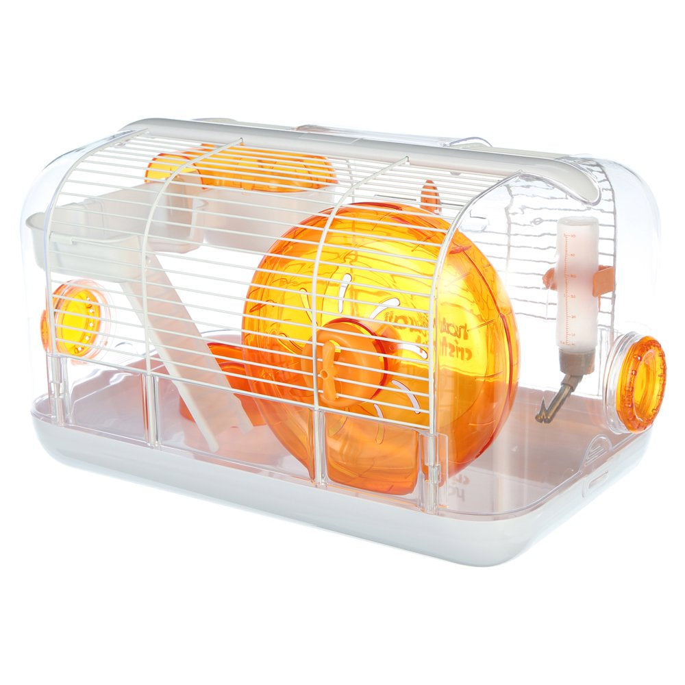 Habitrail Cristal Hamster Cage, Small Animal Habitat with Hamster Wheel, Water Bottle and Hideout Animals & Pet Supplies > Pet Supplies > Small Animal Supplies > Small Animal Habitats & Cages Roft C. Hagen Corp.   