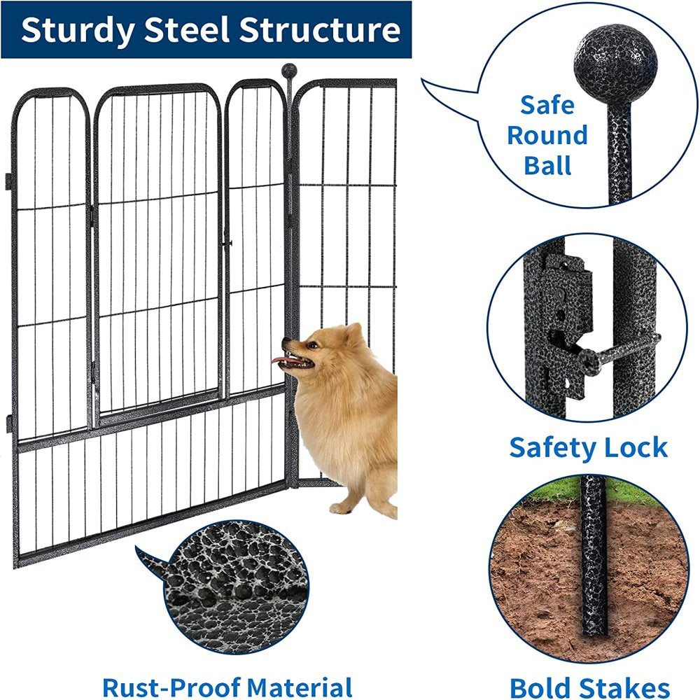 Saim Dog Playpen Outdoor 8/16 Panels Heavy Duty Dog Pen 32/40 Inch Height Puppy Playpen Animals & Pet Supplies > Pet Supplies > Dog Supplies > Dog Kennels & Runs Saim   