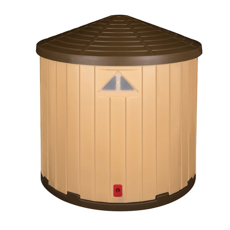 Dog Palace Colossal round Barn Insulated Dog House, Wheat/Brown, X-Large Animals & Pet Supplies > Pet Supplies > Dog Supplies > Dog Houses ASL Solutions   