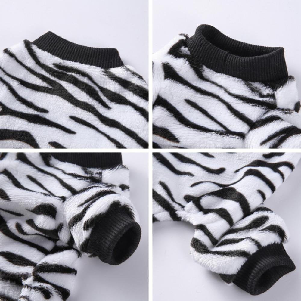 Pet Dog Pajamas Soft Cotton Shirt Jumpsuit Cute Overall Doggy Cat Strip Clothes Apparel for Play Sleep Animals & Pet Supplies > Pet Supplies > Dog Supplies > Dog Apparel DA BOOM   