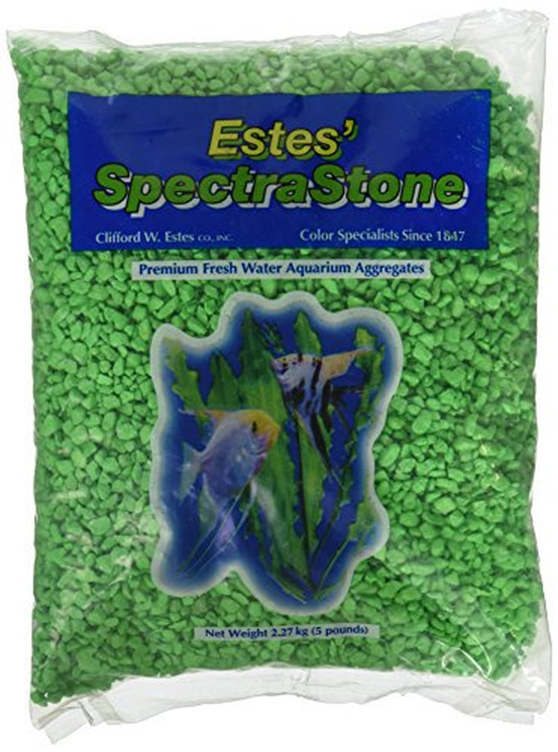 Spectrastone Permaglo Green Aquarium Gravel for Freshwater Aquariums, 5-Pound Bag Animals & Pet Supplies > Pet Supplies > Fish Supplies > Aquarium Gravel & Substrates Estes Gravel Products   