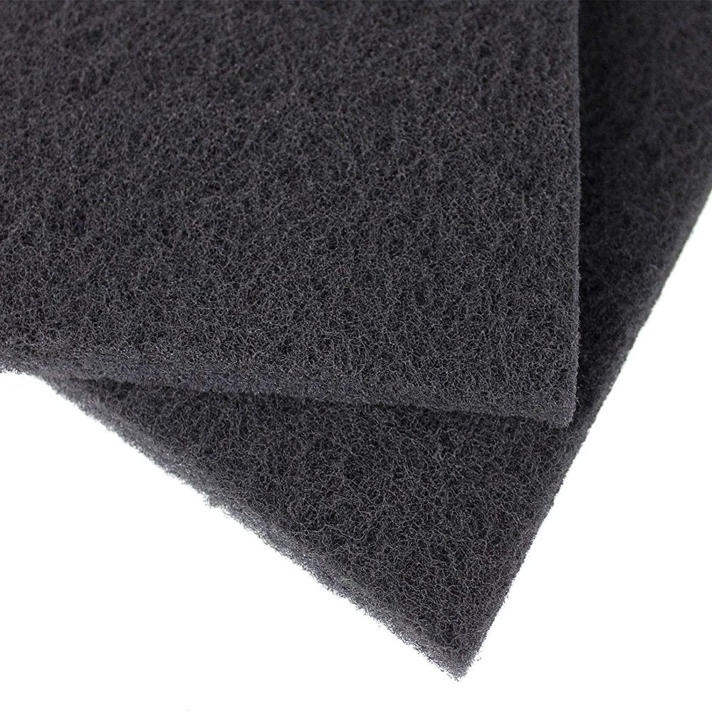AQUAPAPA Activated Carbon Media Pad Cut-To-Fit Sponge Filter Foam Sheet for Aquarium Fish Tank Pond Reef Canister, Pack of 2 Animals & Pet Supplies > Pet Supplies > Fish Supplies > Aquarium Filters Aquapapa   