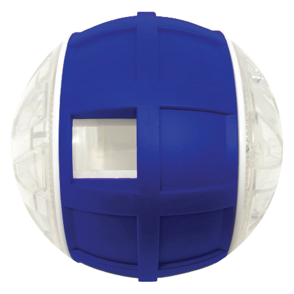 Nerf Dog Puzzle Treat Ball 3.5” Slow Feeder Dog Toy for Small & Medium Dogs, Clear & Blue Animals & Pet Supplies > Pet Supplies > Dog Supplies > Dog Toys Gramercy Products   