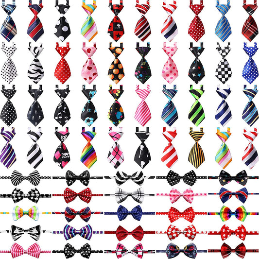 70 Pieces Adjustable Dog Bow Ties and Neck Ties Set Includes 40 Pet Bow Ties and 30 Neckties Dog Bowties Bow Tie Dog Collars Grooming Accessories Dog Ties for Large Dogs Cats Daily Wearing Holiday Animals & Pet Supplies > Pet Supplies > Dog Supplies > Dog Apparel Reginary   