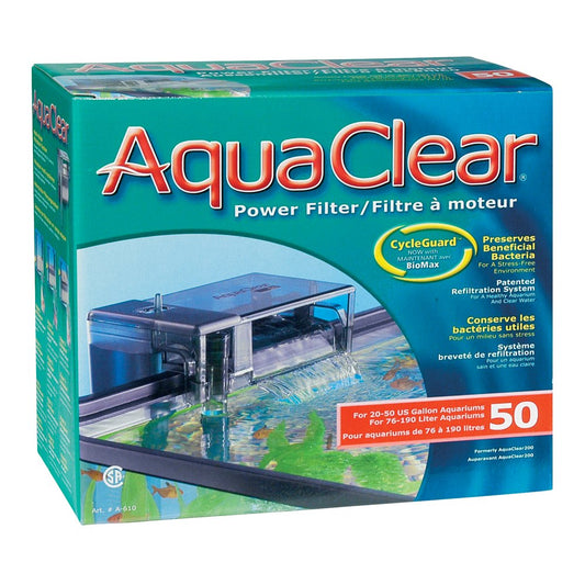 Aquaclear Fish Tank Filter - 20 to 50 Gallons - 50V Animals & Pet Supplies > Pet Supplies > Fish Supplies > Aquarium Filters Hagen   