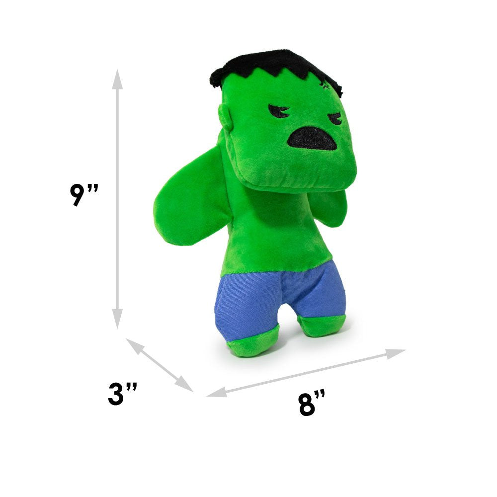 Marvel Dog Toy Squeaky Plush - Kawaii Hulk Standing Pose Animals & Pet Supplies > Pet Supplies > Dog Supplies > Dog Toys Buckle-Down   