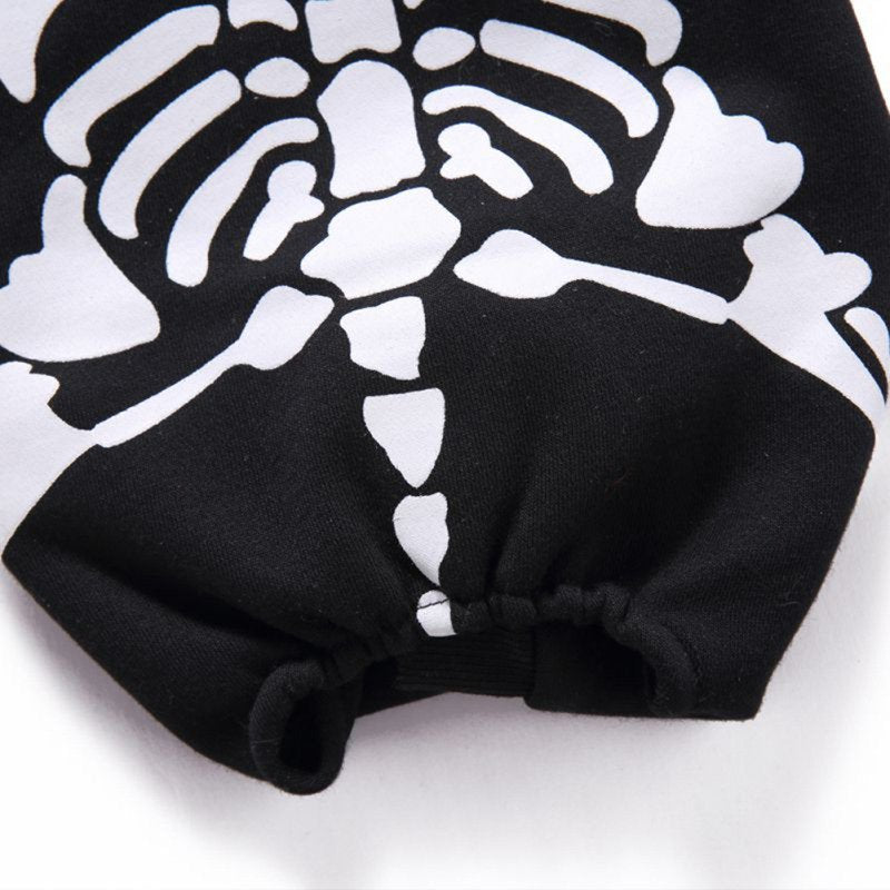 Pet Dogs Jumpsuit Halloween Skeleton Dog Hoodies, Costumes Clothes Apparel for Puppy Dog Cat, XL Animals & Pet Supplies > Pet Supplies > Cat Supplies > Cat Apparel JANDEL   