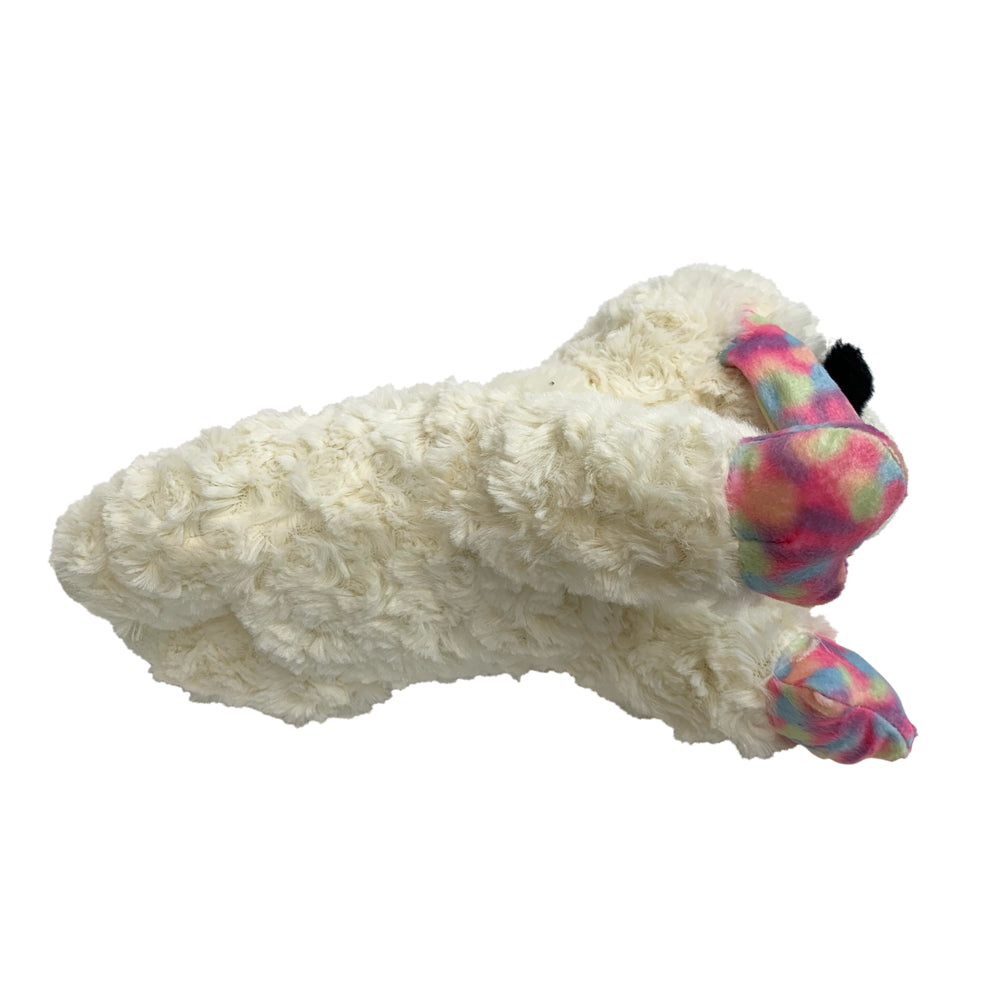 Multipet Medium Lamb Chop Dog Toy, Size 12 Inches, Pastel Colors
