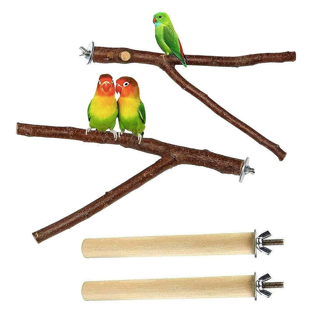 Megawheels Bird Perches Parrot Peach Wood Climbing Stands Cage Accessories Animals & Pet Supplies > Pet Supplies > Bird Supplies > Bird Cage Accessories MEGAWHEELS   